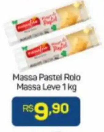 Massa Pastel Rolo Massa Leve 1kg