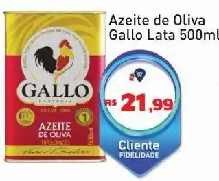 Tonin Superatacado Azeite de oliva gallo lata 500 ml oferta