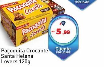 Paçoquita crocante santa helena lovers 120g