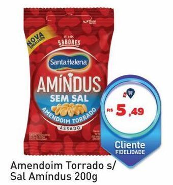 Tonin Superatacado Amendoim torrado s/ sal amíndus 200g oferta