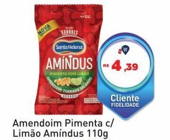 Tonin Superatacado Amendoim pimenta c/ limão amíndus 110g oferta