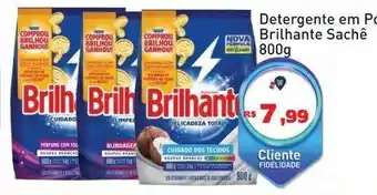 Tonin Superatacado Detergente em pó brilhante sachê 800g oferta