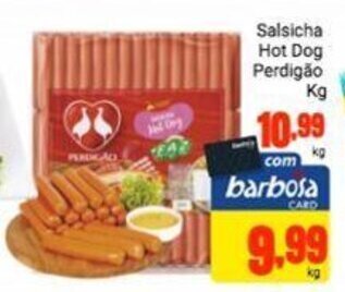 Barbosa Supermercados Salsicha Hot Dog Perdigao 1kg oferta
