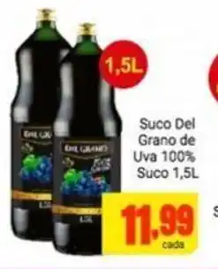 Suco Del Grano Uva 100% Suco 1.5L