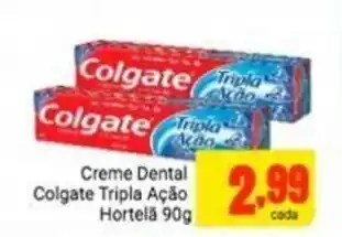 Creme Dental Colgate Tripla Acao Hortela 90g