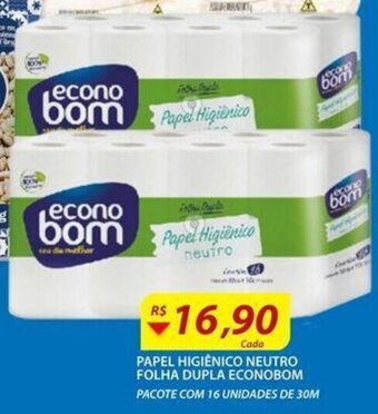 Assaí Atacadista Papel Higienico Neutro Folha Dupla Econobom oferta