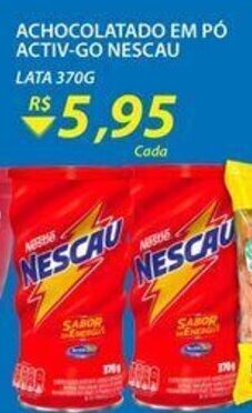 Assaí Atacadista Achocolatado em po Activ-Go Nescau 370g oferta