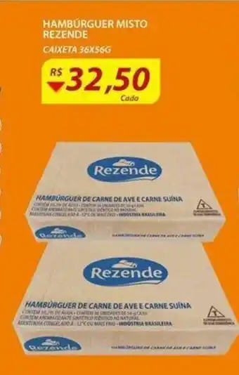 Assaí Atacadista Hamburguer Misto Rexende oferta