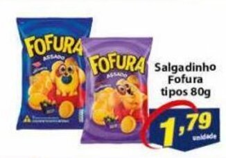 Salgadinho Fofura tipos 80g