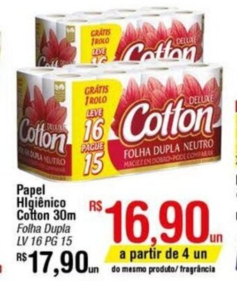 Fort Atacadista Papel Higiénico Cotton 30m oferta