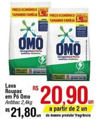 Fort Atacadista Lava roupas em po Omo 2.4kg oferta