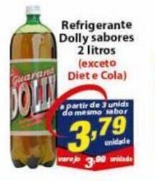 Refrigerante Dolly sabores 2L