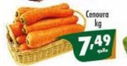 Vencedor Atacadista Cenoura 1kg oferta