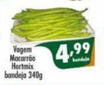 Vagem Macarrao Hortmix bandeja 340g