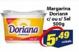Vencedor Atacadista Margarina Doriana c/ ou s/ sal 500g oferta