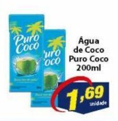 Vencedor Atacadista Agua de Coco Puro Coco 200ml oferta