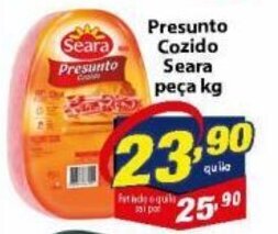 Vencedor Atacadista Presunto Cozido Seara peca 1kg oferta