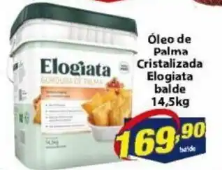 Vencedor Atacadista Oleo de Palma Cristalizada Elogiata balde 14.5kg oferta