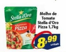 Vencedor Atacadista Molho de Tomate Stella D'Oro Pizza 1.7kg oferta