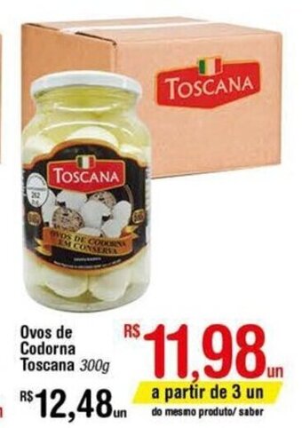 Fort Atacadista Ovos de Codorna Toscana 300g oferta