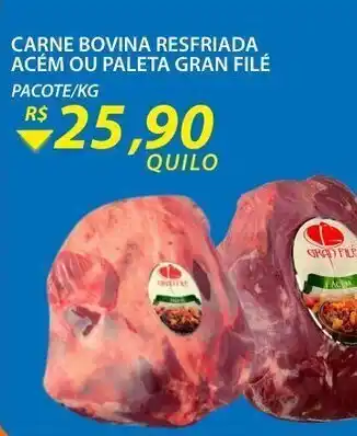 Assaí Atacadista Carne Bovina Resfriada Acem ou Paleta Gran File 1kg oferta