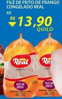 Assaí Atacadista file de peito de frango Congelado Real 1kg oferta