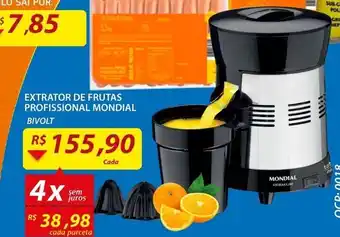 Assaí Atacadista Extrator de Frutas Professional Mondial oferta