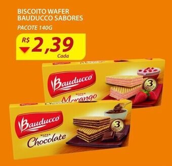 Assaí Atacadista Biscoito Wafer Bauducco sabores 140g oferta