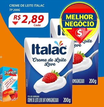 Assaí Atacadista Creme de Leite Italac TP 200g oferta
