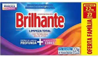 DB Supermercados Lava roupa pó brilhante limp t 2.2kg pt oferta