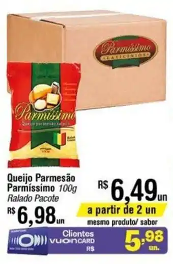 Fort Atacadista Queijo Parmesao Parmissimo 100g oferta