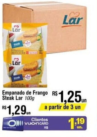 Fort Atacadista Empanado de Frango Steak Lar 100g oferta