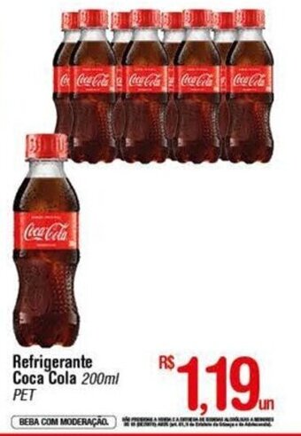 Fort Atacadista Refrigerante Coca Cola 200ml oferta