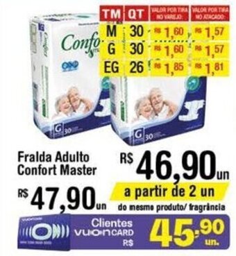 Fort Atacadista Fralda Adulto Confort Master oferta