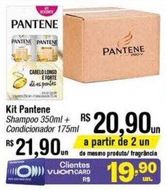 Fort Atacadista Kit Pantene Shampoo 350ml + Condicionador 175ml oferta