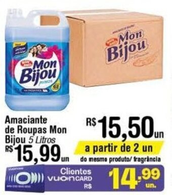 Fort Atacadista Amaciante de roupas Mon Bijou 5L oferta