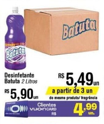 Fort Atacadista Desinfetante Batuta 2L oferta