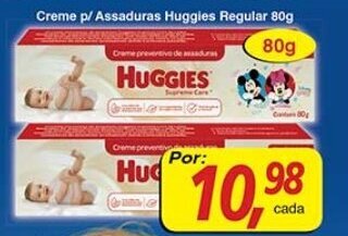 Supermercados Guanabara Creme p/ Assaduras Huggies Regular 80g oferta