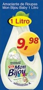 Supermercados Guanabara Amaciante de roupas Mon Bijou Baby 1L oferta