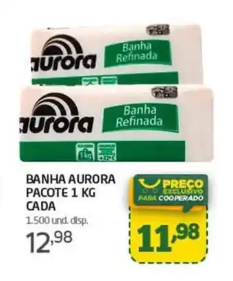 Cooper Banha Aurora Pacote 1kg cada oferta