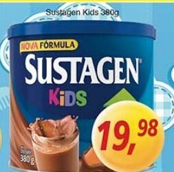 Supermercados Guanabara Sustagen Kids 380g oferta