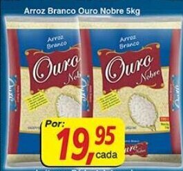 Arroz Branco Ouro Nobre 5kg