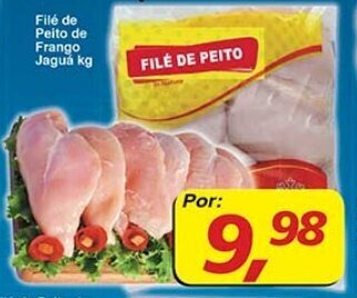 Supermercados Guanabara File de Peito de Frango Jagua 1kg oferta