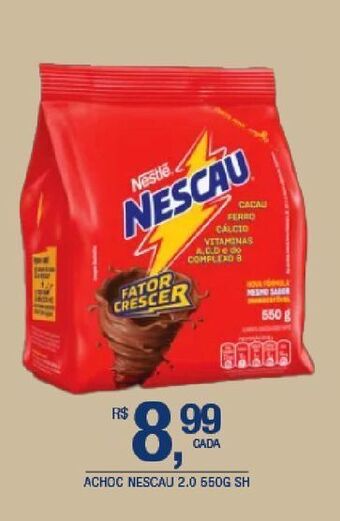 DB Supermercados Achocolatado nescau 2.0 550g oferta