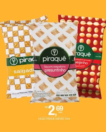 DB Supermercados Salgadinho piraque sabores 100g oferta