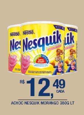 Achocolatado nesquik morango 380g