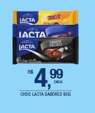 DB Supermercados Chocolate lacta sabores 90g oferta