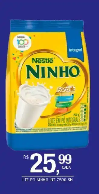 DB Supermercados Leite em pó ninho intgral 750g oferta