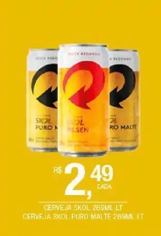 DB Supermercados Cerveja skol 269ml oferta