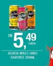 DB Supermercados Bebida mikes hard sabores 269ml oferta